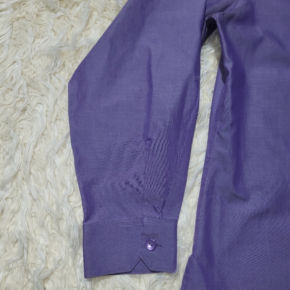 Pendleton Purple Long Sleeve Fitted Button Down S… - image 4